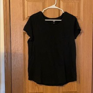 GAP solid black tshirt